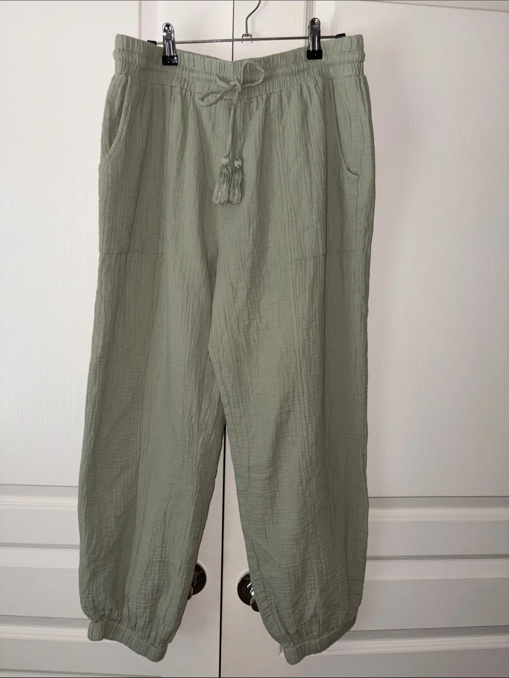 JAPNA LOUNGE GAUZE JOGGERS size L
